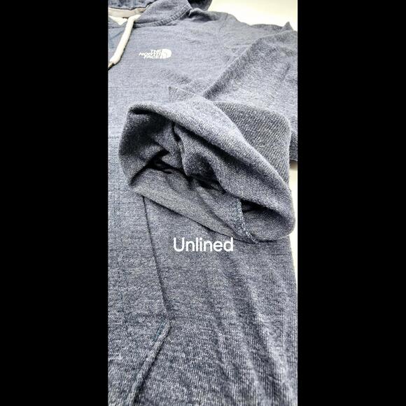 The North Face T-Shirt Hoodie Long Sleeve Large blue - Picture 2 of 9